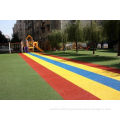 Non-slip Outdoor Playground Rubber Mats With Colored Rubber Granules